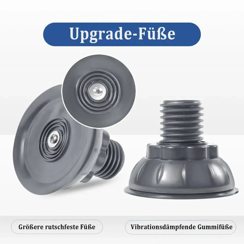 Non-slip washing machine base with vibration-damping legs, strong load-bearing capacity, 31-34cm