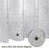 Waterproof EVA Shower Curtain with Pebble Pattern, 180x180 cm, Transparent Odorless