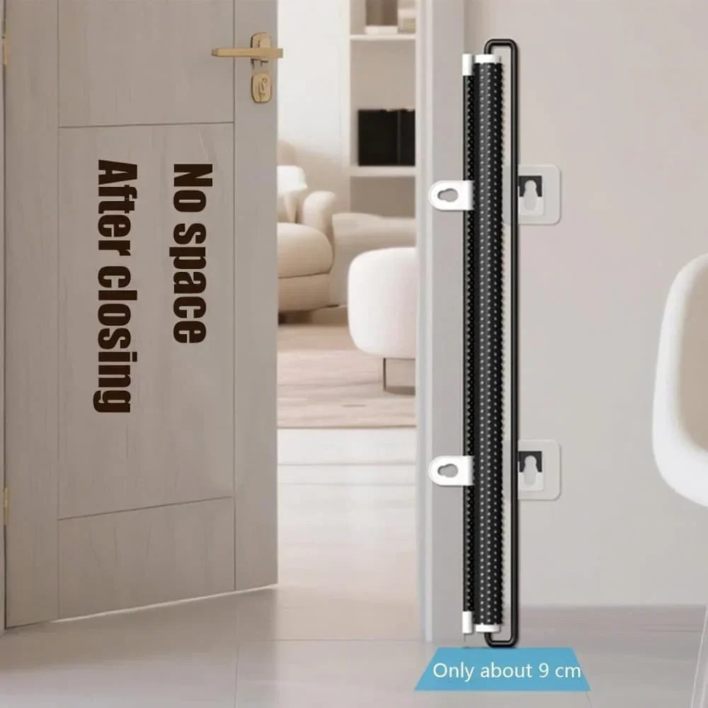Child Safety Gate Removable for Indoors, 40x125 cm, Compatible with Children & Pets, Black