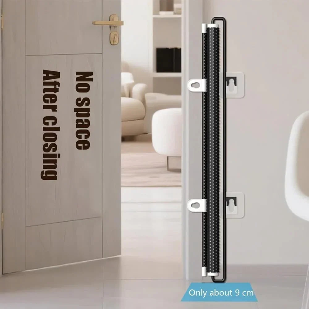 Child Safety Gate Removable for Indoors, 40/50x125 cm, Compatible with Children & Pets, Black, 50×125cm