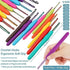 58-piece crochet hook set with yarn and bag for beginners, 10 sizes, Blue
