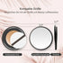 20X/30X Magnification Makeup Mirror with Tweezers, Black, 30X