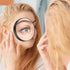 20X/30X Magnification Makeup Mirror with Tweezers, Black, 30X
