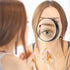 20X/30X Magnification Makeup Mirror with Tweezers, Black, 30X