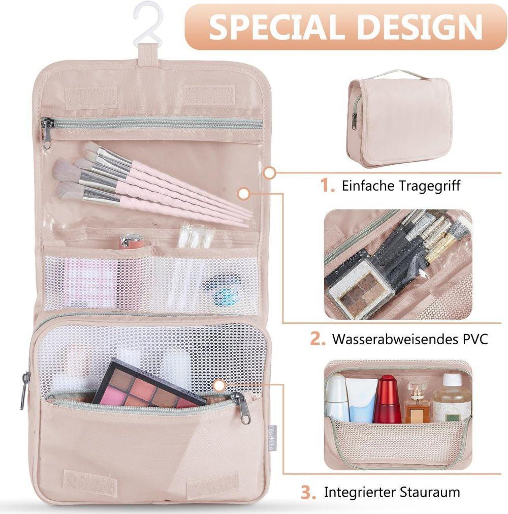 8-Piece Beige Suitcase Organizer Set with Durable Packing Cubes and Clothing Shoe Bags