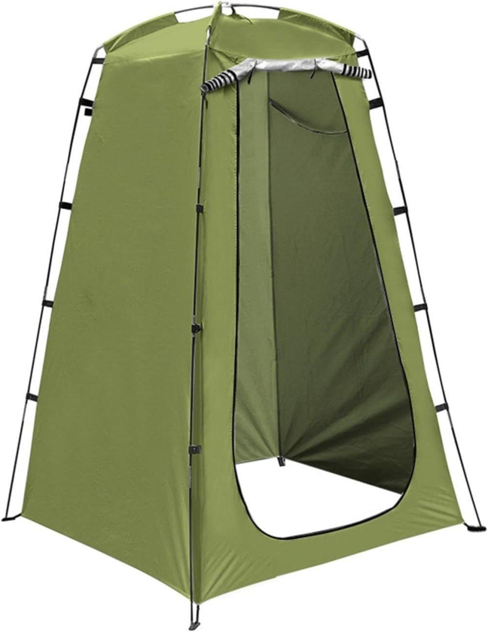 Pop-up Tent Changing Room Foldable Outdoor Camping Shelter with Inner Pocket, 120x120x190 cm, Green