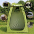 Pop-up Tent Changing Room Foldable Outdoor Camping Shelter with Inner Pocket, 120x120x190 cm, Green