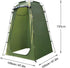 Pop-up Tent Changing Room Foldable Outdoor Camping Shelter with Inner Pocket, 120x120x190 cm, Green