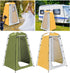Pop-up Tent Changing Room 120x120x190 cm, Foldable Outdoor Camping Shelter with Inner Pocket, Multicolored