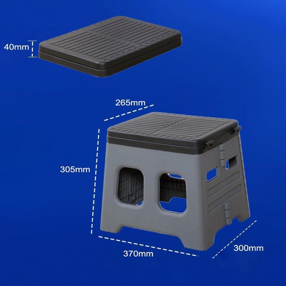 Portable Camping Toilet Foldable with Lid, 150 kg Load Capacity, for Road Trips and Camping Indoors Outdoors