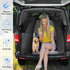 Universal Mosquito Net for Car Tailgate with Magnetic Attachment, Black, 210x165cm, Mosquito and Sun Protection for Camping and Motorhome Outdoors