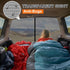 Universal Mosquito Net for Car Tailgate with Magnetic Attachment, Mosquito and Sun Protection, Compatible with Camping and Motorhome Outdoors, 180x150cm, Black