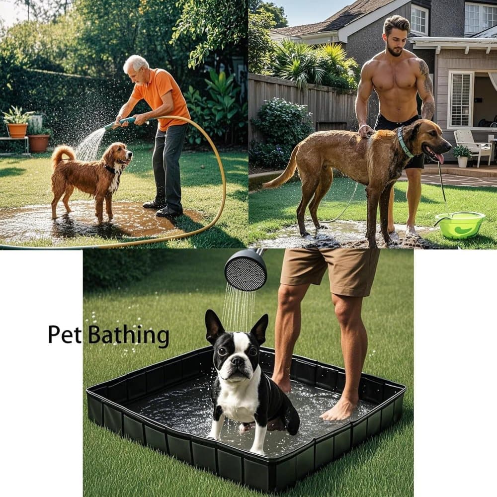 Portable Folding Camping Shower Base for Outdoor Shower Tent, RV, Pet Bath, Compatible with Most Brands