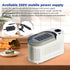 Portable Ice Machine Fast Ice Production in 10-15 Minutes Energy-Efficient Small Ice Maker with Low Noise Level for Home and Car Use, Purple