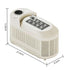 Portable Ice Machine Fast Ice Production in 10-15 Minutes Energy-Efficient Small Ice Maker with Low Noise Level Compatible with Car Use, White