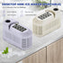 Portable Ice Machine Fast Ice Production in 10-15 Minutes Energy-Efficient Small Ice Maker with Low Noise Level Compatible with Car Use, White