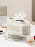 Portable Ice Machine Fast Ice Production in 10-15 Minutes Energy-Efficient Small Ice Maker with Low Noise Level Compatible with Car Use, White