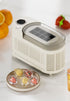 Portable Ice Machine Fast Ice Production in 10-15 Minutes Energy-Efficient Small Ice Maker with Low Noise Level Compatible with Car Use, White