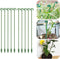 10-Pack Plant Support Flower Stakes for Potted Plants, 12 Inches