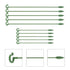 10-Pack Plant Support Flower Stakes for Potted Plants, 12 Inches