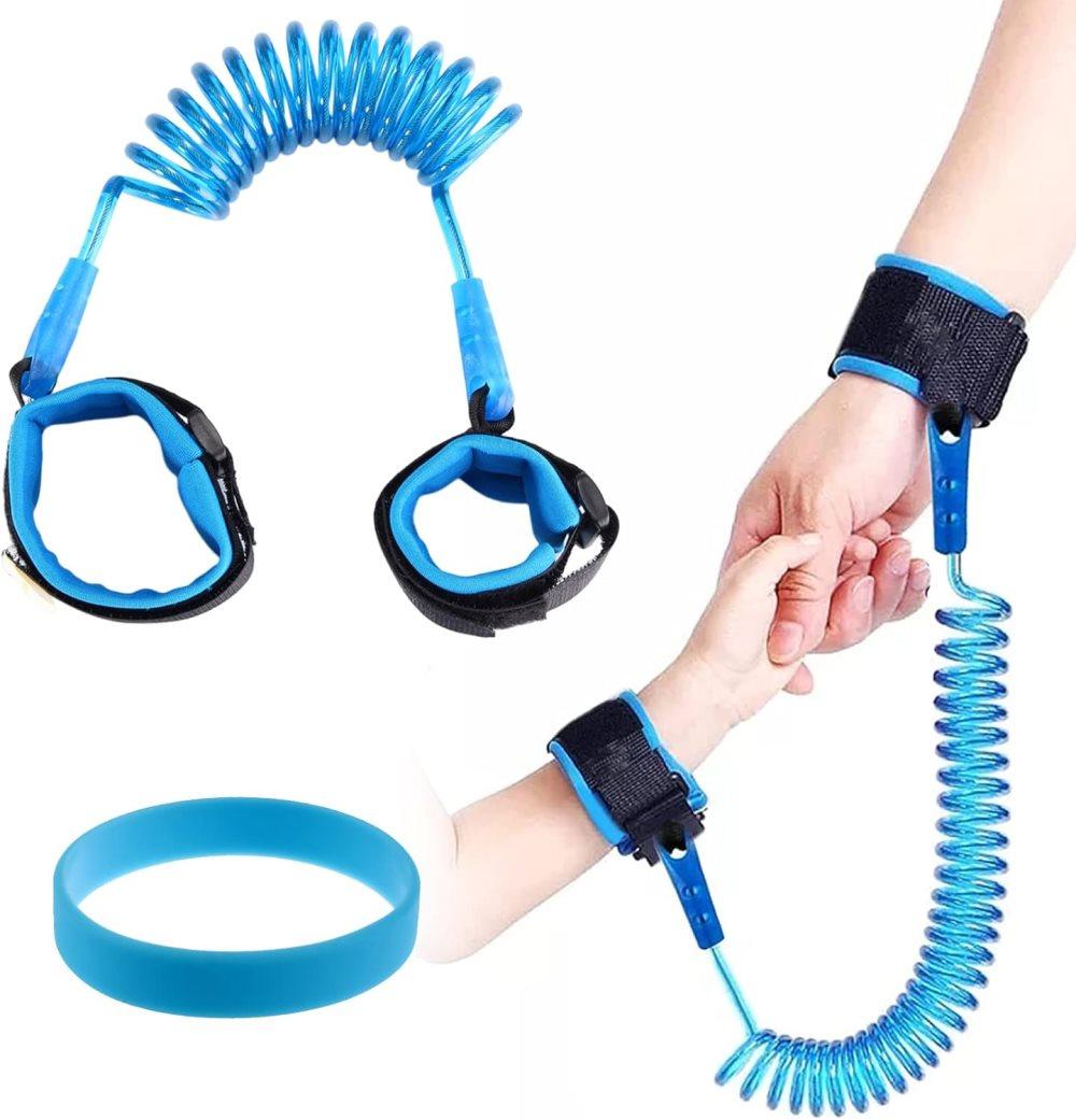165 cm Kids Safety Leash Wrist Harness with Strap, Blue, for Children