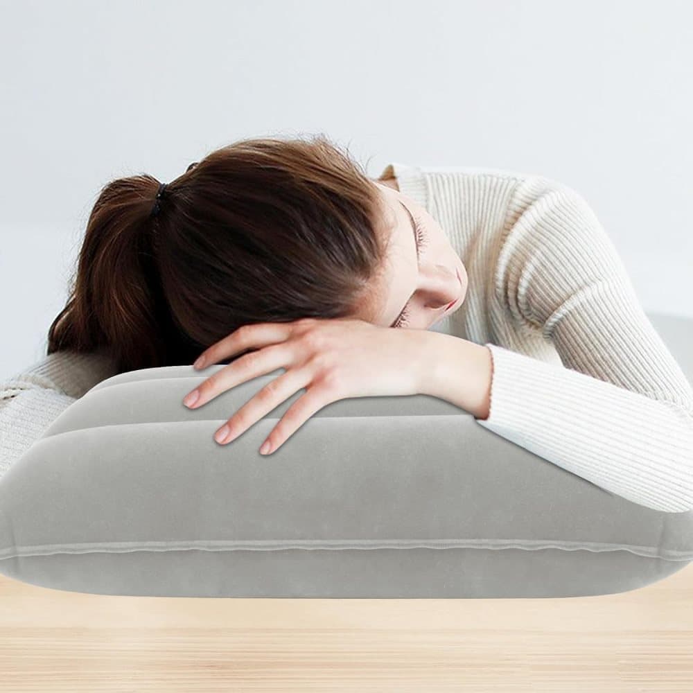 2-Pack Inflatable Travel Pillow, Compact Headrest Pillow for Camping and Travel, SZ1