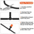 50m Automatic Drip Irrigation System for Garden Greenhouse, Lawn, Terrace, Compatible with Most Brands