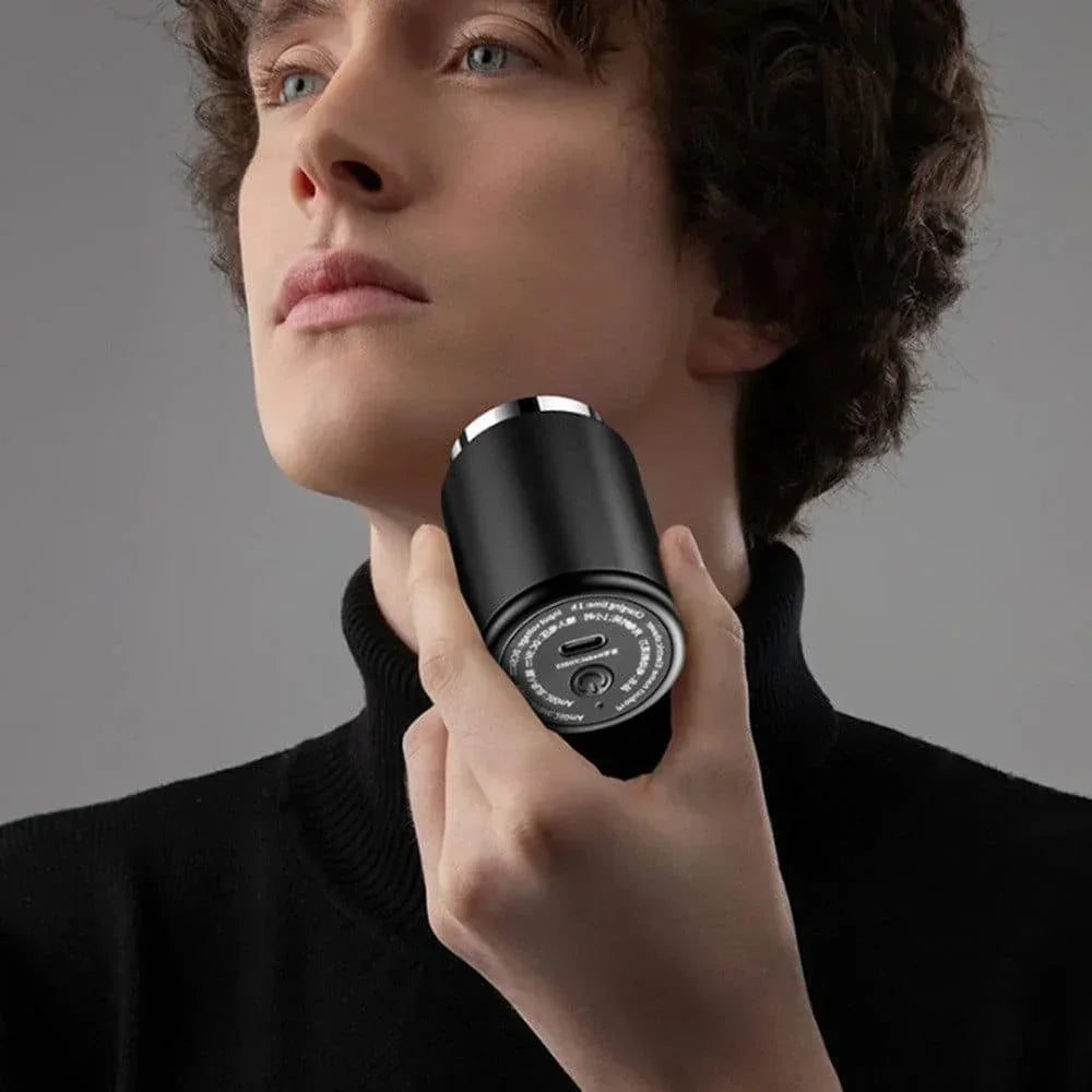 Braun Compatible Electric Shaver Mini for Men, Travel and Everyday Use, Gold