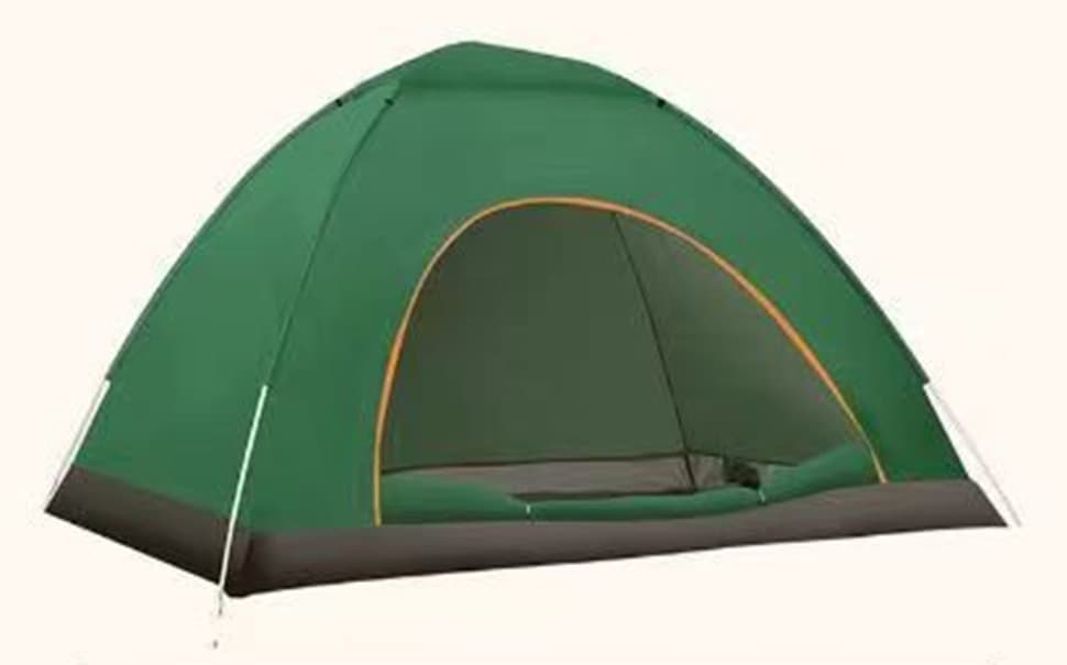 200×100×110cm Green Camping Tent Automatic Pop Up Beach Tent Wind Shelter Waterproof Spacious Easy Set Up