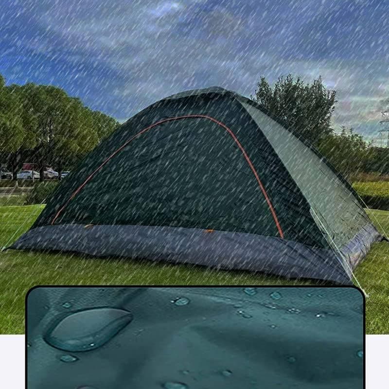 1-Person Camping Tent Automatic Pop Up Beach Tent Waterproof Wind Shelter Easy Setup, Blue, 200x100x110cm