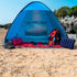 Lightweight Compact Inflatable Camping Pillow for Outdoor Travel, 47x30cm, Purple