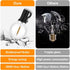 Outdoor Light Garland, 30 m with 50 plus 2 G40 LED Bulbs, IP45 Waterproof, Warm White