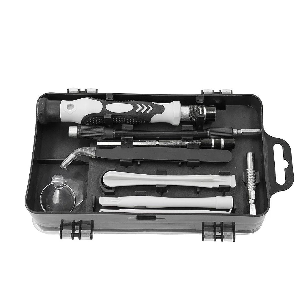 122-in-1 Precision Screwdriver Tool Kit for Electronics, Watches and DIY Repair, Gray