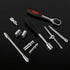 46-Piece 1/4 Inch Drive Socket Wrench Set, Chrome Vanadium Ratchet and Bit Kit, Black Case