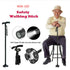 Folding Walking Stick Cane with Adjustable Height and LED Light Support