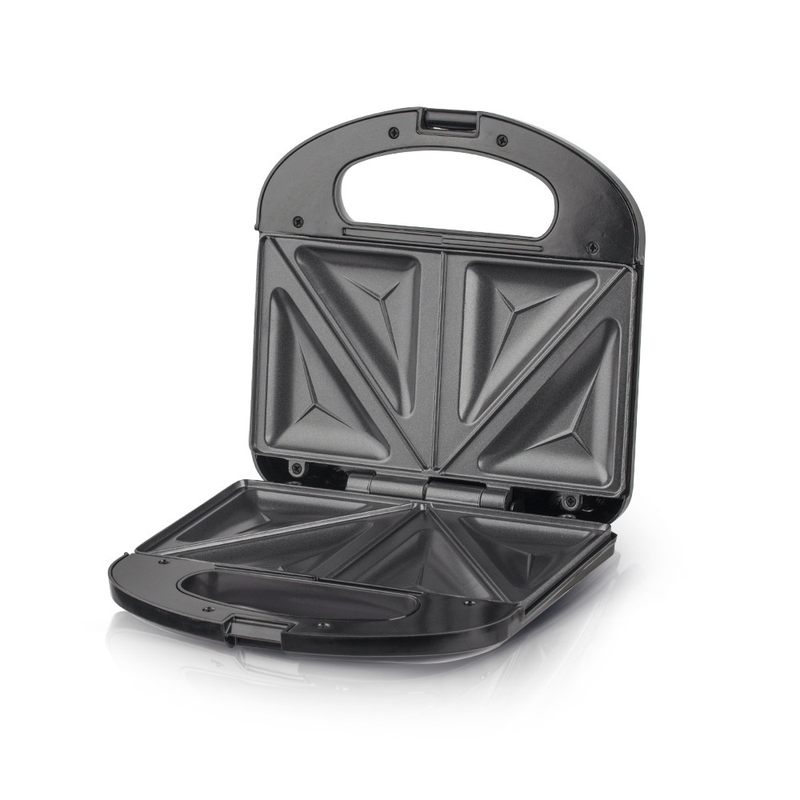 RAF R.214S Sandwich Maker 750W Double Sided Heating Press Grill, Non-Stick Triangular Plates, Wide Voltage 110-220V Household Breakfast Toast Maker