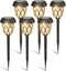 6-Pack Solar Garden Lights Waterproof LED Path Lights