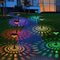 2-Piece Solar Garden Lights for Outdoor Use