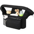 Universal Stroller Organizer, Insulated Cup Holders Detachable Phone Bag Large Storage, Black
