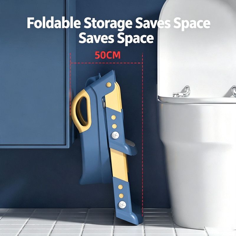 NEW Potty Training Toilet With Step Stool Ladder & Soft Seat For Toddlers & Kids(Blue)