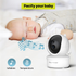 SM650 5-Inch No-WiFi Baby Monitor with Camera, 300 m Range, Two-Way Audio, VOX, Night Vision, Temperature and Feeding Alerts