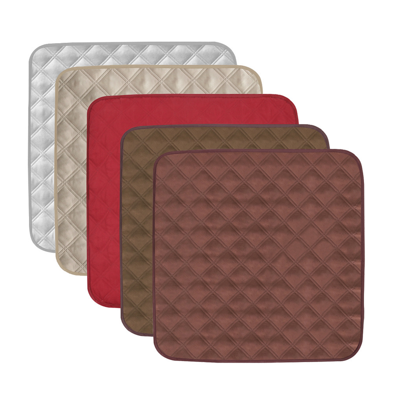 Waterproof Reusable Incontinence Pad, 51×56cm Washable Non-Slip Absorbent Mat, Multi-purpose Bed Pad for Baby, Pet, Women Period, Elderly Care, Sofa Chair Cushion, Anti-snag & Easy Clean Dark brown