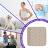 Waterproof Reusable Incontinence Pad, 51×56cm Washable Non-Slip Absorbent Mat, Multi-purpose Bed Pad for Baby, Pet, Women Period, Elderly Care, Sofa Chair Cushion, Anti-snag & Easy Clean Dark brown