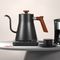 Gooseneck Electric Kettle - 0.9L - With Temperature Control - Stainless Steel 304 - Ultra-Silent - Black