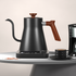 Gooseneck Electric Kettle - 0.9L - With Temperature Control - Stainless Steel 304 - Ultra-Silent - Black