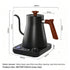 Gooseneck Electric Kettle - 0.9L - With Temperature Control - Stainless Steel 304 - Ultra-Silent - Black