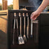 9-Piece BBQ Grill Tool Set, Stainless Steel with Storage Bag,Very suitable for camping, backyard gatherings, outdoor barbecues