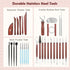 36PCS Pottery Tools and Supplies, Ceramic Polymer Tools Kit, Clay Tools Sculpting Set for Pottery Kiln, Pottery Wheel, Carving, Shaping, Dotting, Molding, Modeling, Air Dry Clay, Crafting Supplies