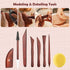 36PCS Pottery Tools and Supplies, Ceramic Polymer Tools Kit, Clay Tools Sculpting Set for Pottery Kiln, Pottery Wheel, Carving, Shaping, Dotting, Molding, Modeling, Air Dry Clay, Crafting Supplies