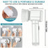 Electric Cleaning Brush - Electric Scrubber - Rechargeable and Cordless Scrubber - Scrubber with Handle - Mini - Polishing Machine - Scrubber Brush - For Bathroom, Kitchen, Dishes, Sink - 7 Attachments - Includes Wall Holder